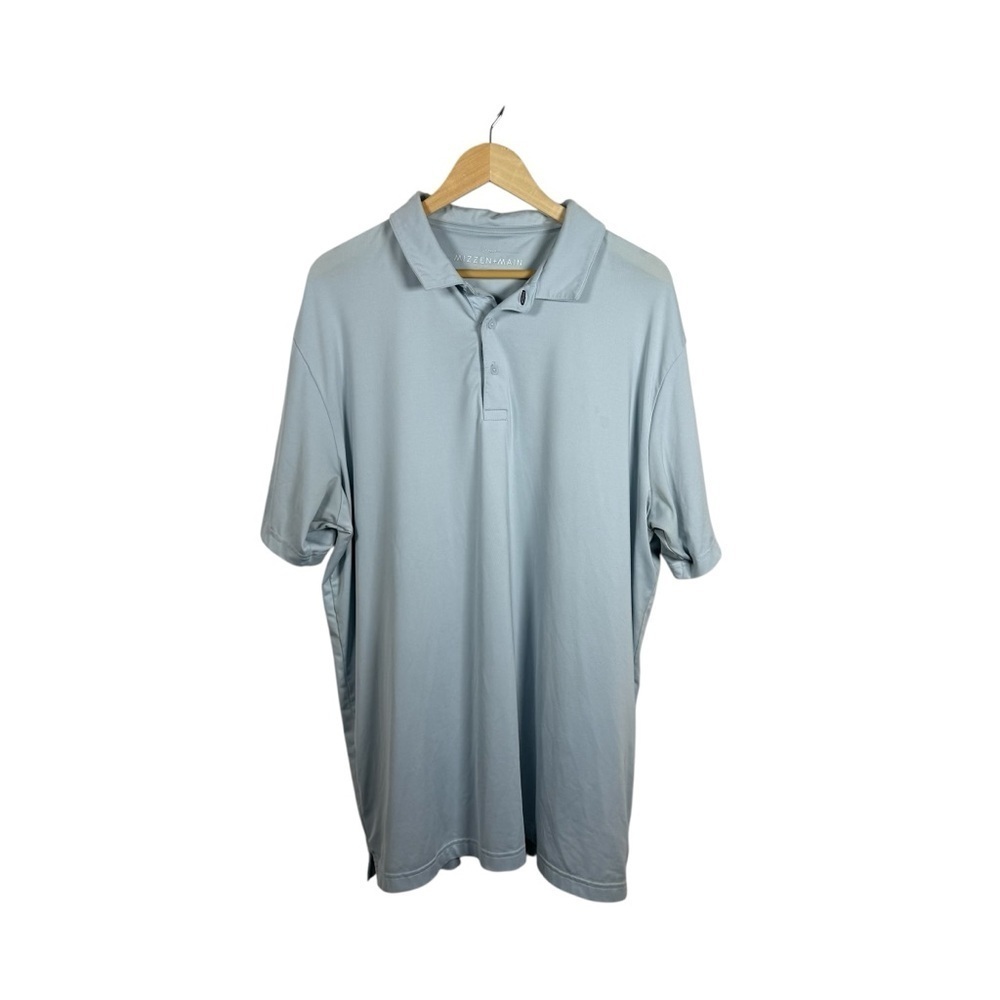 Mizzen + Main Phil Mickelson Men’s Golf Polo in Baby Blue Size XXL